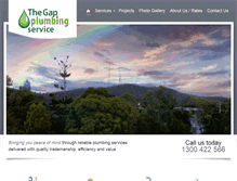 Tablet Screenshot of gapplumbing.com.au